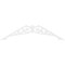 Ekena Millwork Pitch Carrillo Architectural Grade PVC Gable Pediment, 60"W x 17 1/2"H x 1"P (7/12) GPP060X018X100CRL - alternate 4